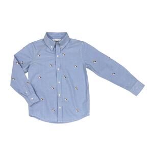 Janie and Jack Boy's Oxford Bulldog Shirt